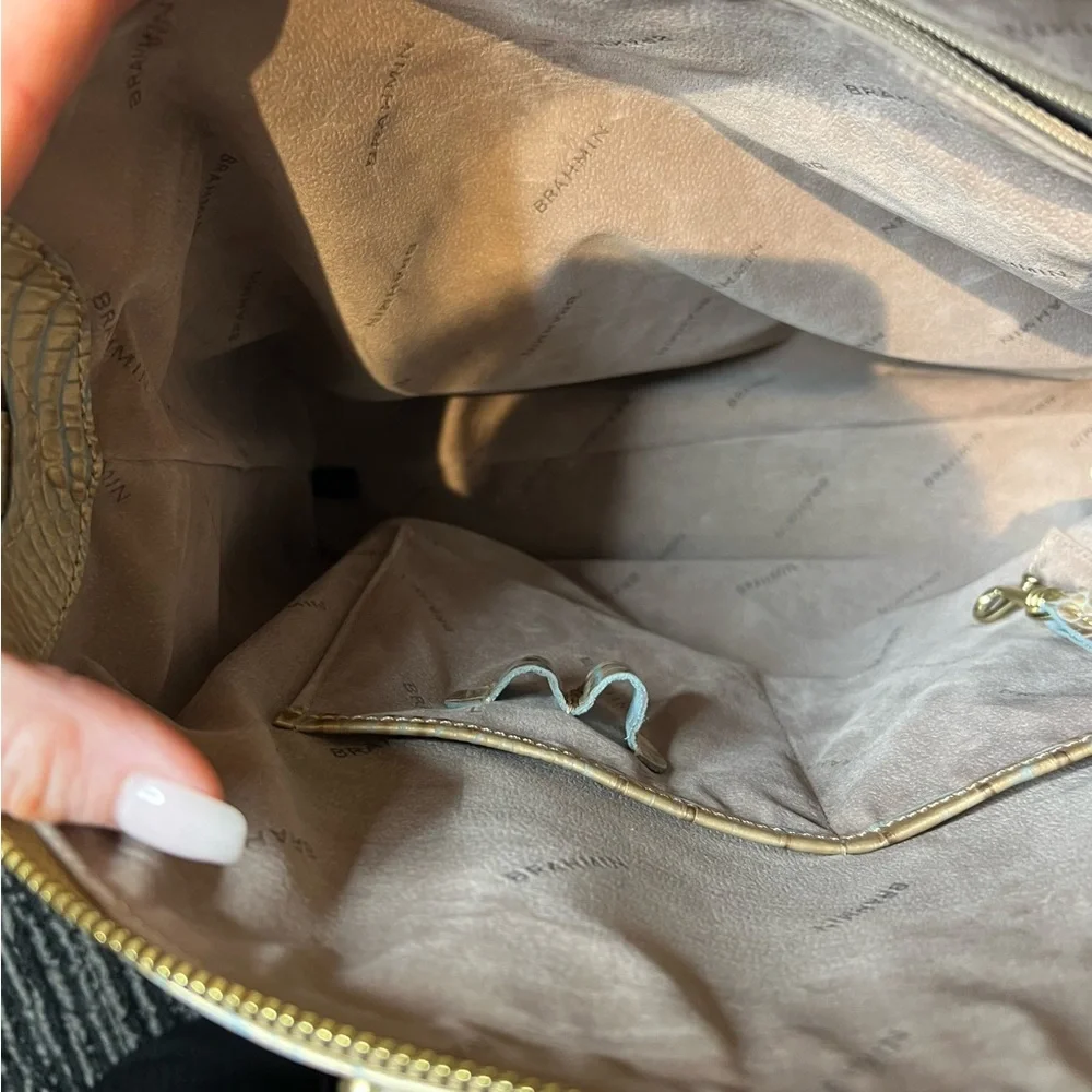 Brahmin structured satchel